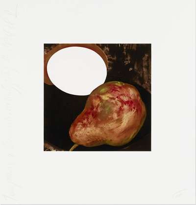 Two Pears, A Lemon, And An Egg - Signed Print by Donald Sultan 1994 - MyArtBroker