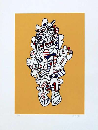 Denagator - Signed Print by Jean Dubuffet 1973 - MyArtBroker