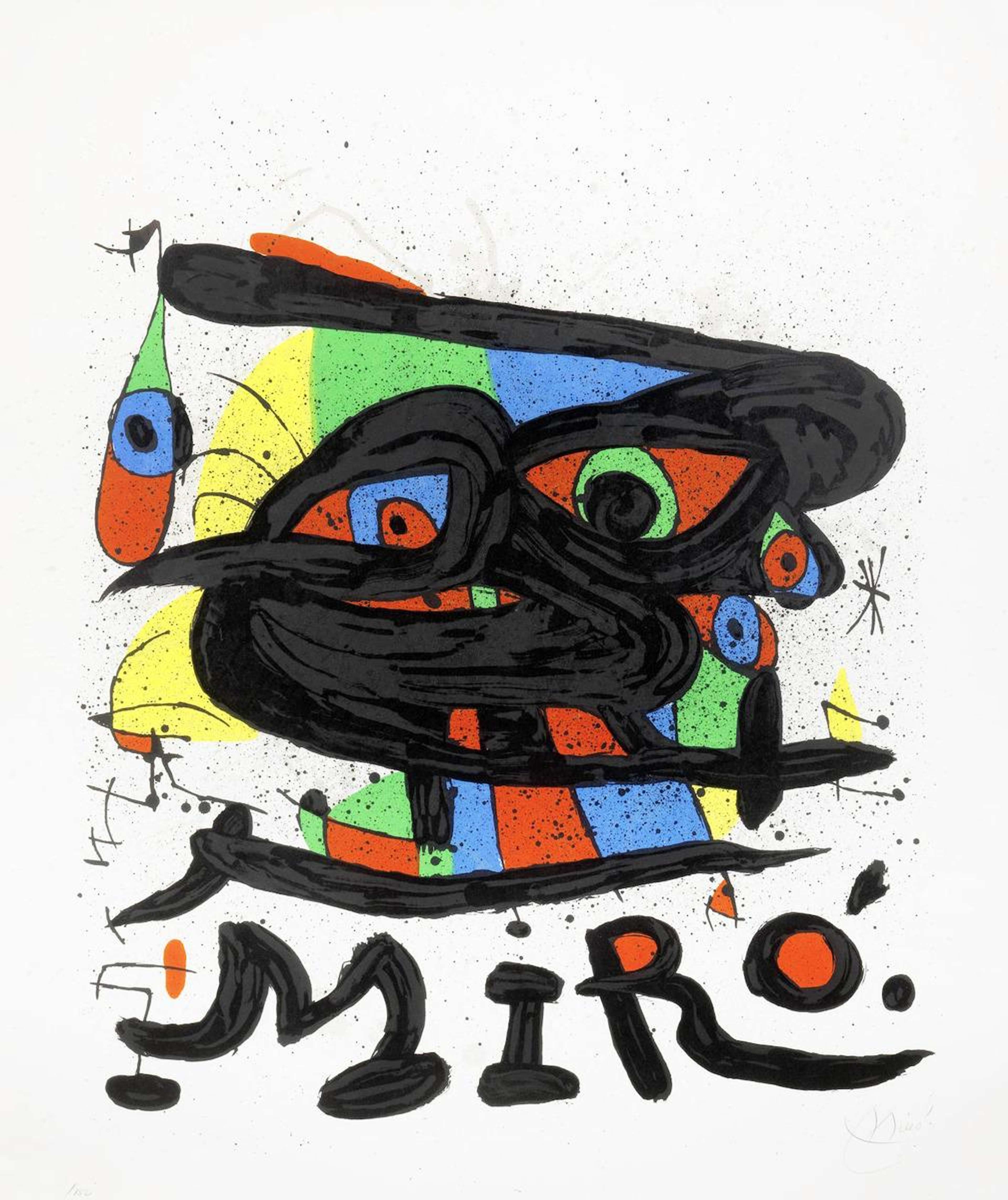 Affiche Pour L’Exposition Miro Sculptures - Signed Print by Joan Miro 1971 - MyArtBroker