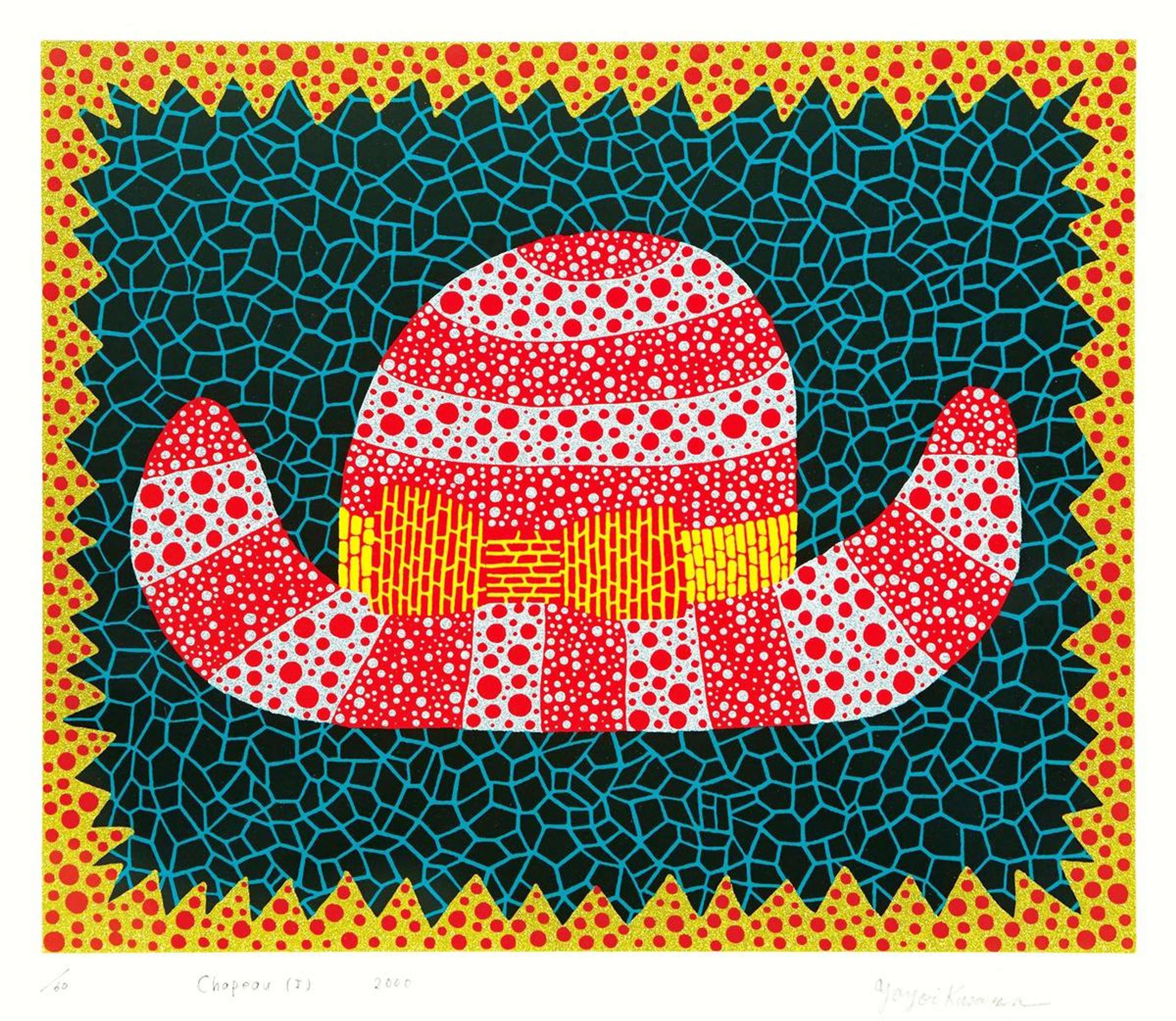 Chapeau I, Amour Pour Toujours - Signed Print by Yayoi Kusama 2000 - MyArtBroker