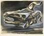 Pablo Picasso: Crâne De Chevre Sur La Table - Signed Print