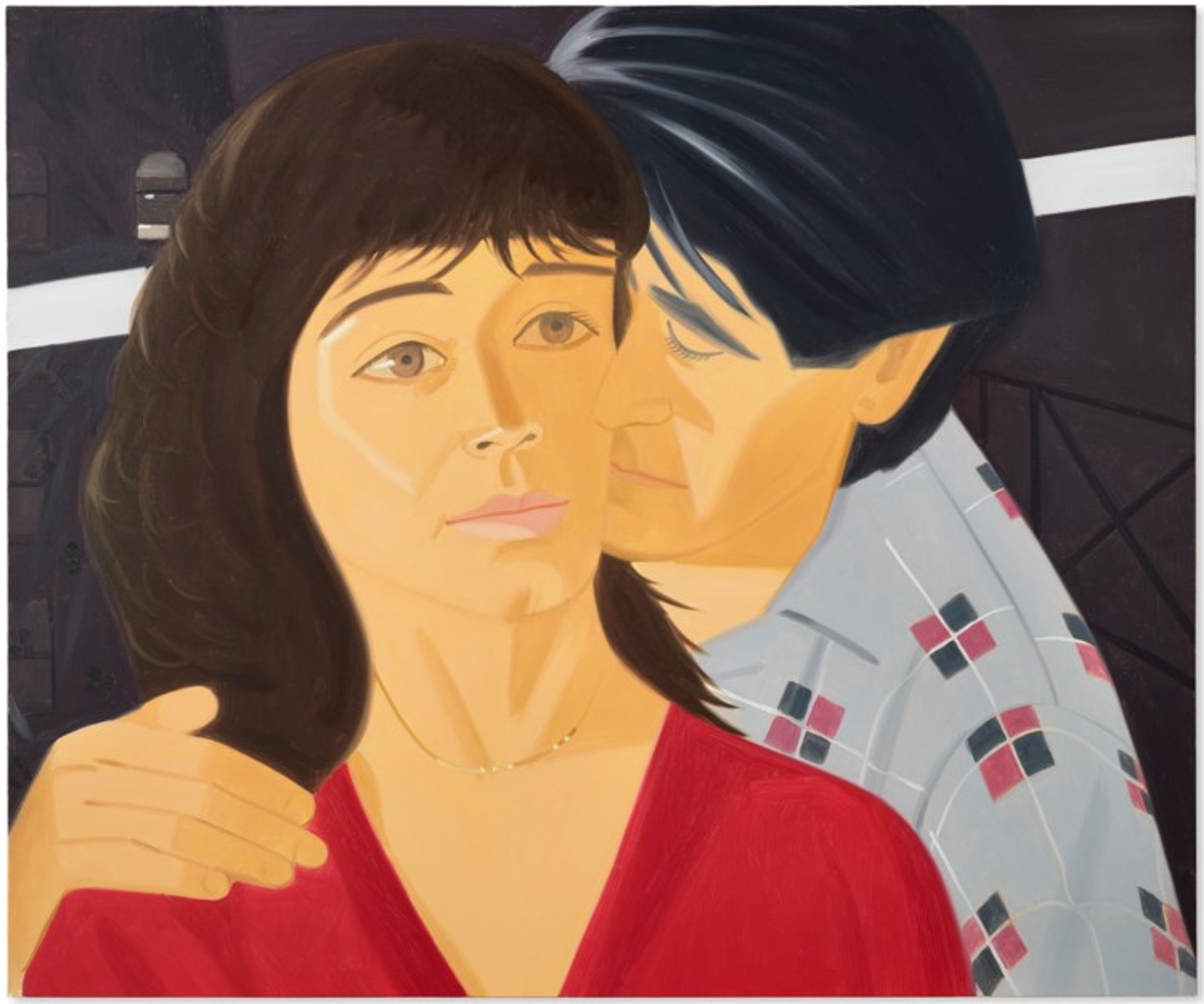 Eric and Anni by Alex Katz 1983