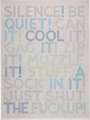 Mel Bochner: Silence - Signed Print
