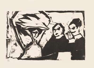 Theaterloge - Signed Print by Ernst Ludwig Kirchner 1909 - MyArtBroker