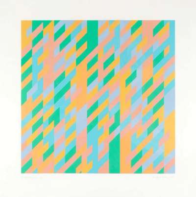 To Midsummer - Signed Print by Bridget Riley 1989 - MyArtBroker