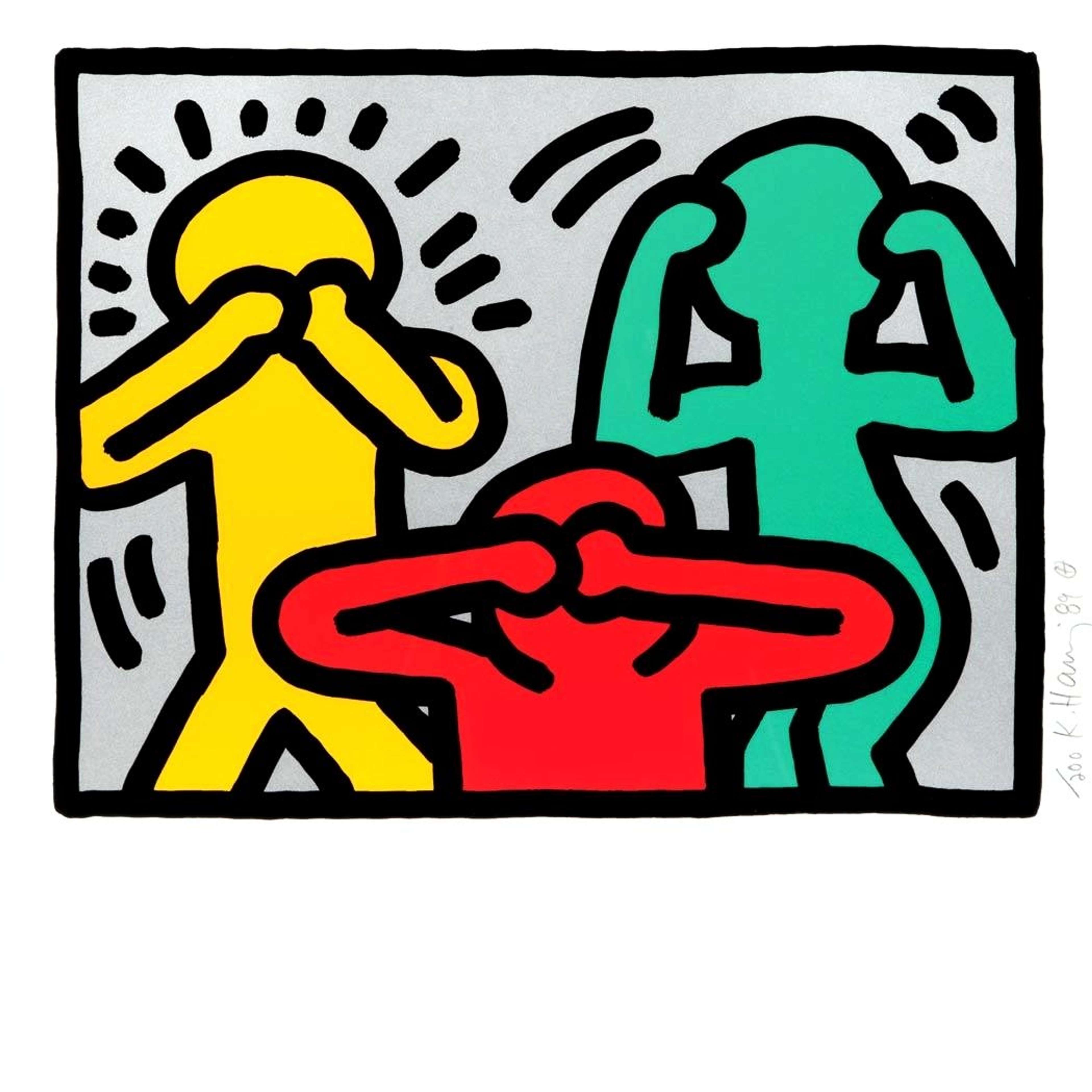 Guide pour les collectionneurs Millenials : Le Top 3 des estampes de Keith Haring
