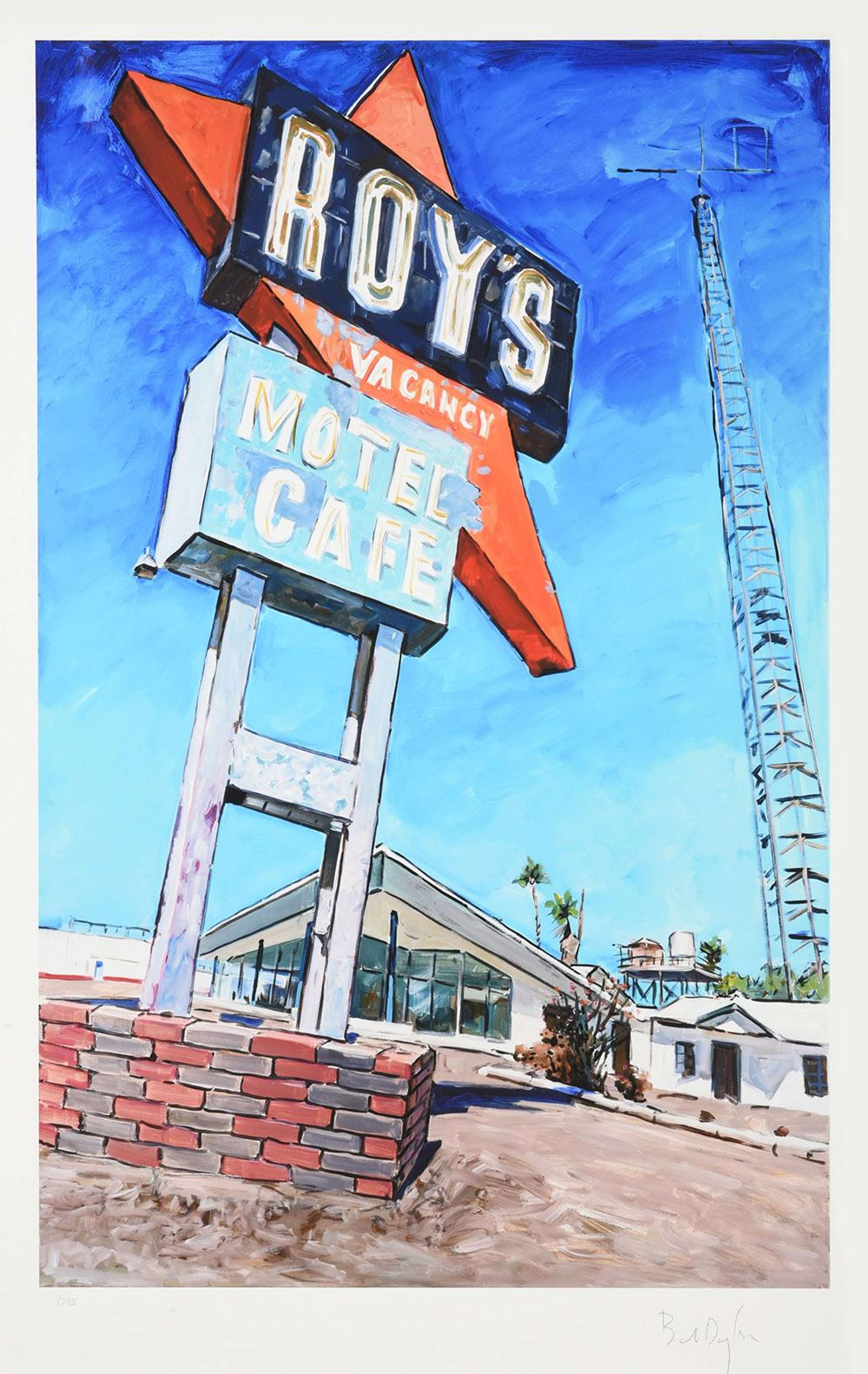 Abandoned Motel, Eureka - Signed Print by Bob Dylan 2017 - MyArtBroker