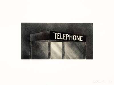 Telephone - Signed Print by Ed Ruscha 1993 - MyArtBroker