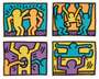 Keith Haring: Pop Shop I (complete set) - Signed Print