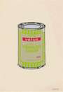 Banksy: Soup Can (sage, lime and cherry) - Signed Print