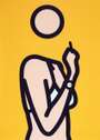 Julian Opie: Ruth With Cigarette 3 - Signed Print