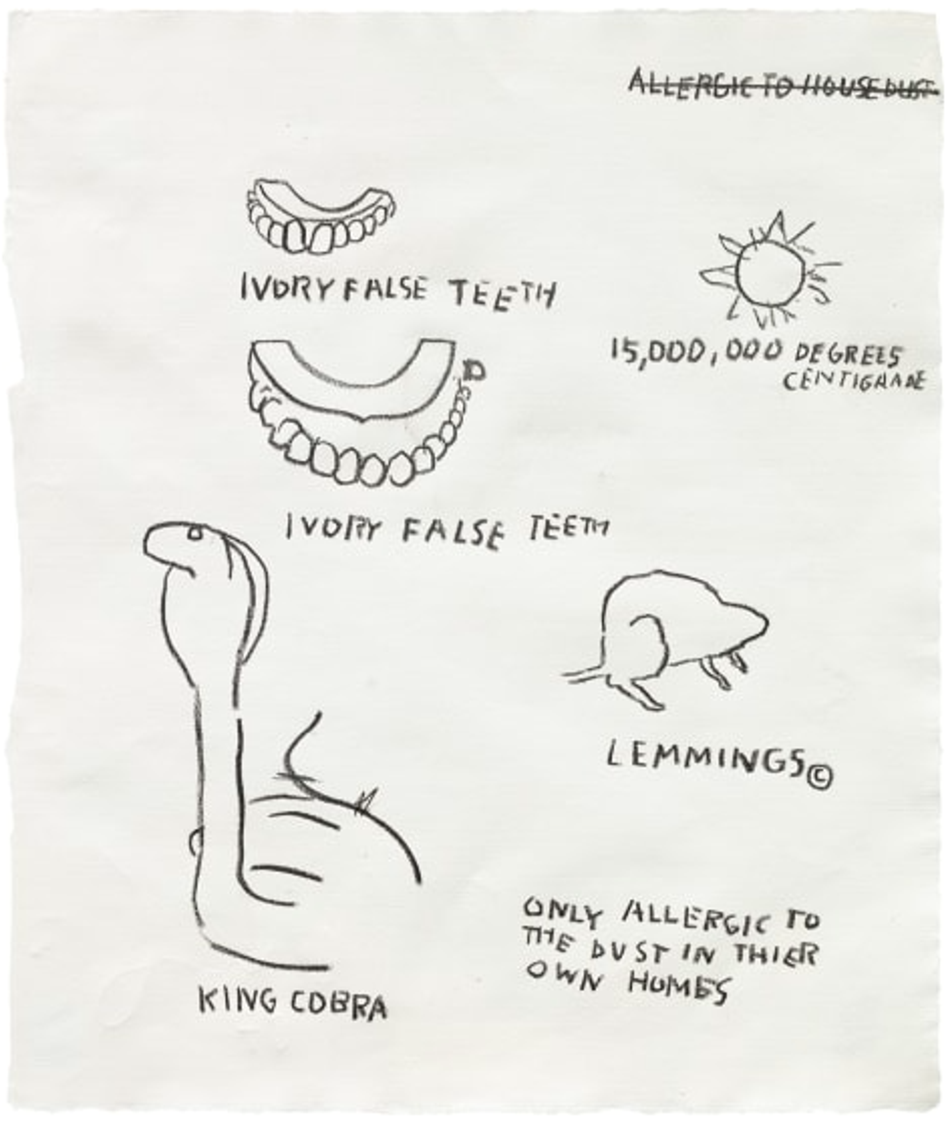 Untitled de Jean-Michel Basquiat 1987