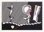 Roy Lichtenstein: Figures With Rope - Signed Print