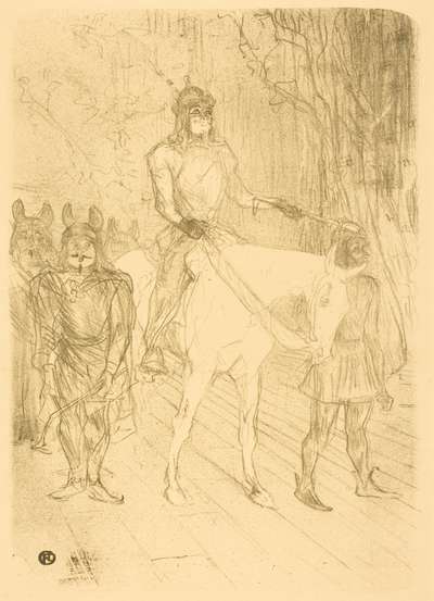 Entrée De Brasseur, Dans Chilpéric - Signed Print by Henri De Toulouse Lautrec 1895 - MyArtBroker