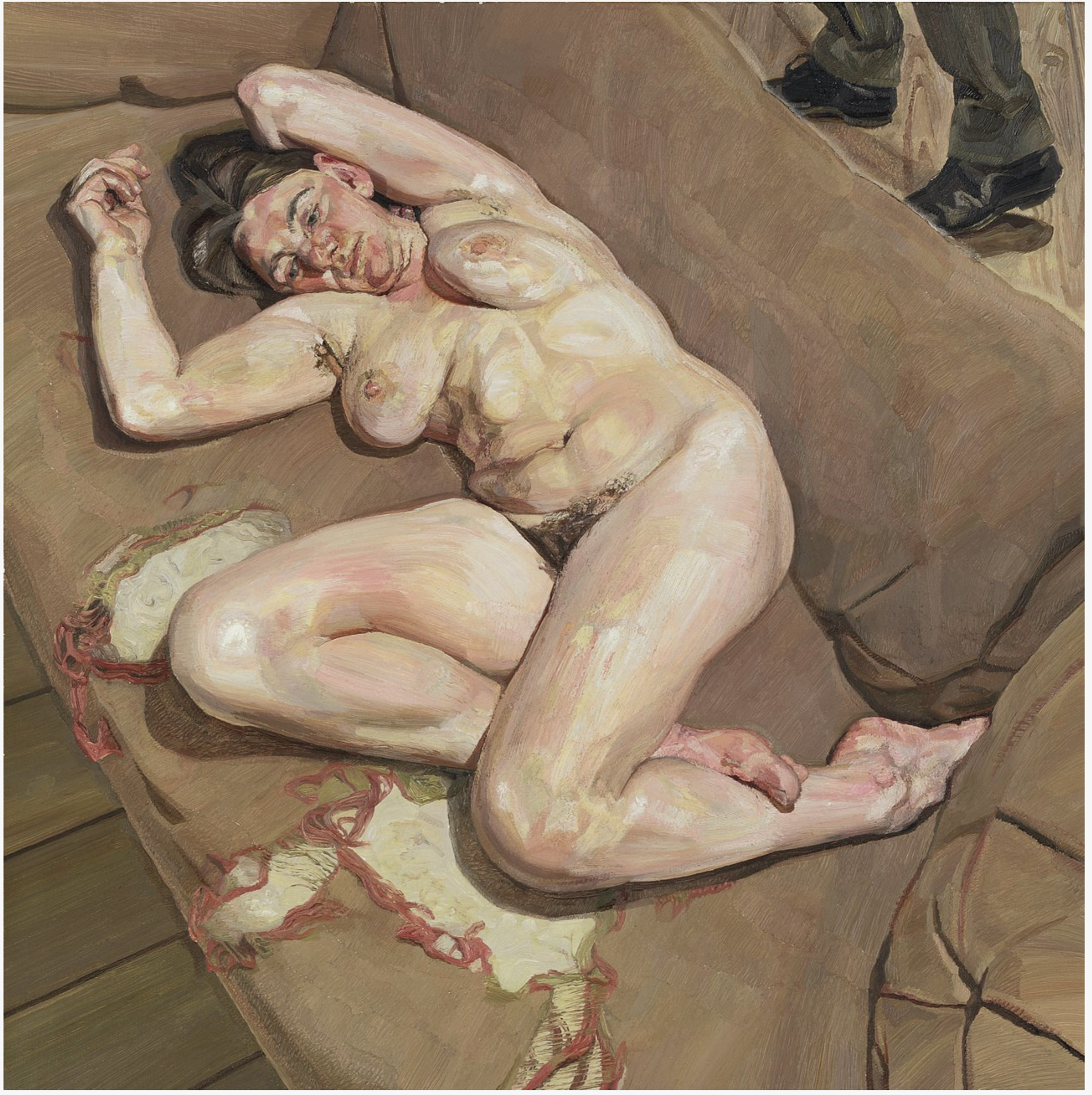 Naked Portrait with Reflection By Lucian Freud - Christie's 