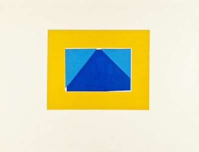Indian View C - Signed Print by Howard Hodgkin 1971 - MyArtBroker