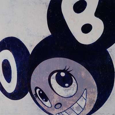 And Then And Then And Then And Then And Then (black) - Signed Print by Takashi Murakami 1996 - MyArtBroker