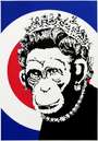 Banksy: Monkey Queen - Unsigned Print