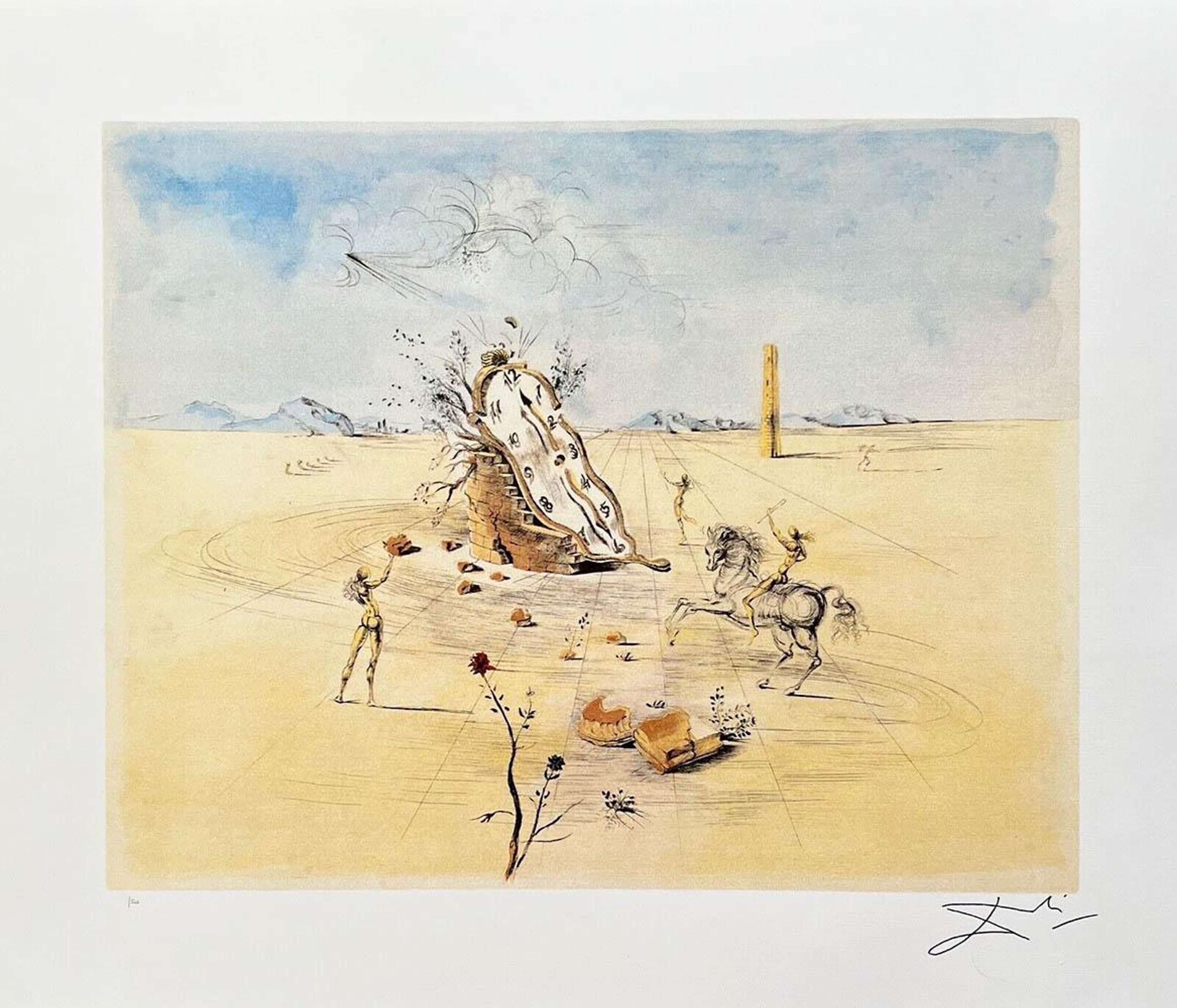 Cosmic Horseman - Signed Print by Salvador Dali 1982 - MyArtBroker