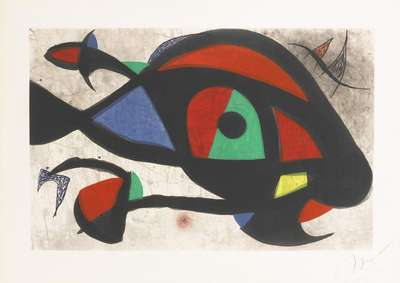 Le Béluga - Signed Print by Joan Miro 1975 - MyArtBroker