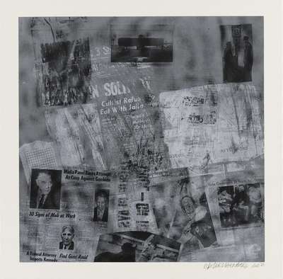 Surface VI - Signed Print by Robert Rauschenberg 1970 - MyArtBroker