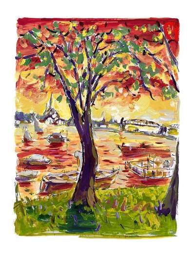 Sunday Afternoon (2018) - Signed Print by Bob Dylan 2018 - MyArtBroker