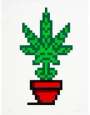 Invader: Hollyweed (red) - Signed Print