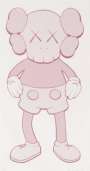 KAWS: Companion (pink) - Signed Print