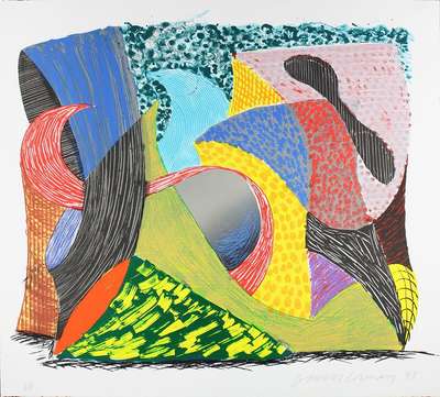 Going Out - Signed Print by David Hockney 1993 - MyArtBroker
