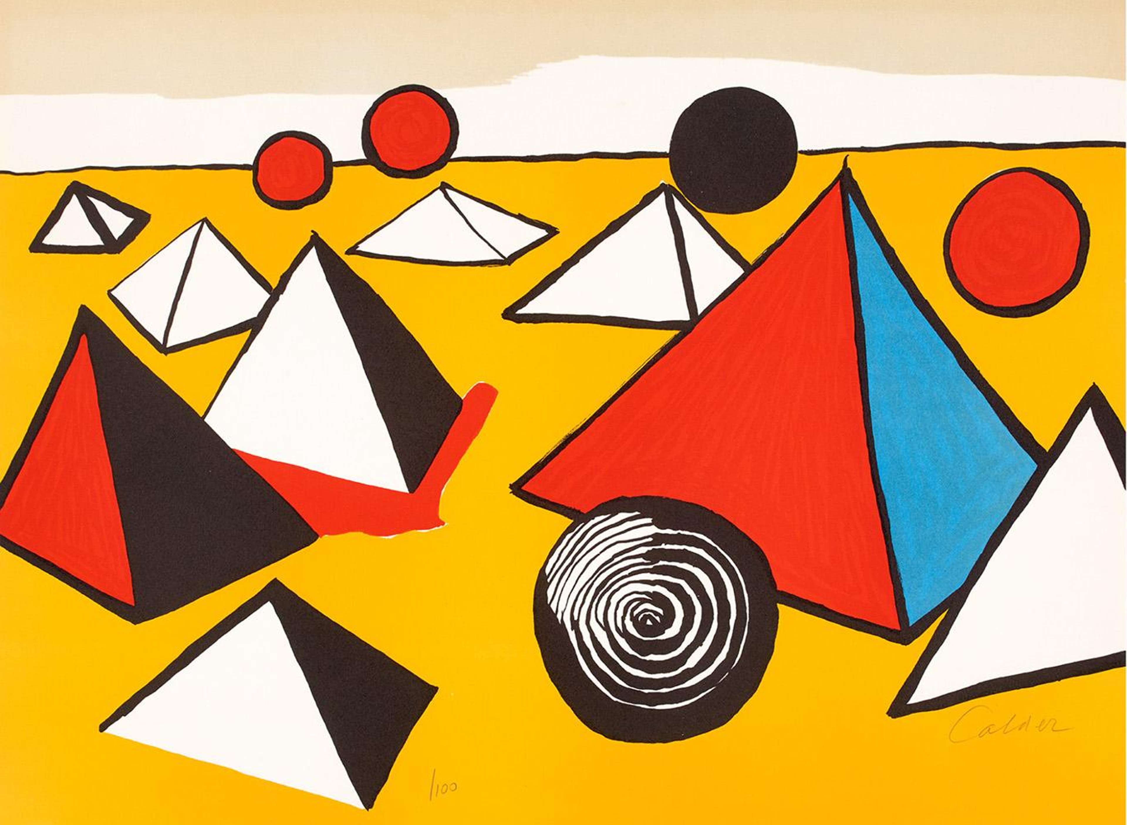 La Mémoire Élémentaire - Signed Print by Alexander Calder 1976 - MyArtBroker