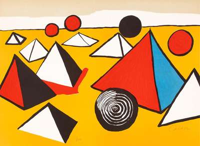 La Mémoire Élémentaire - Signed Print by Alexander Calder 1976 - MyArtBroker