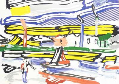 The River - Signed Print by Roy Lichtenstein 1985 - MyArtBroker