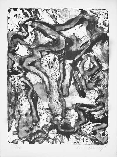Landscape At Stanton Street - Signed Print by Willem de Kooning 1971 - MyArtBroker