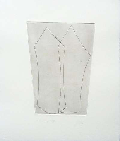 Two Turkish Forms - Signed Print by Ben Nicholson 1968 - MyArtBroker