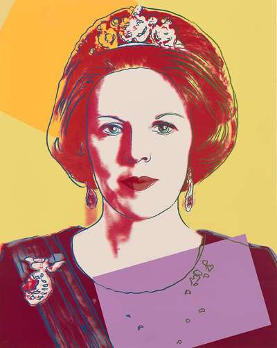 Queen Beatrix Of The Netherlands (F. & S. II.341) - Signed Print by Andy Warhol 1985 - MyArtBroker