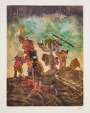 Roberto Matta: Plate 8, Hom'mère (Chaosmos) - Signed Print