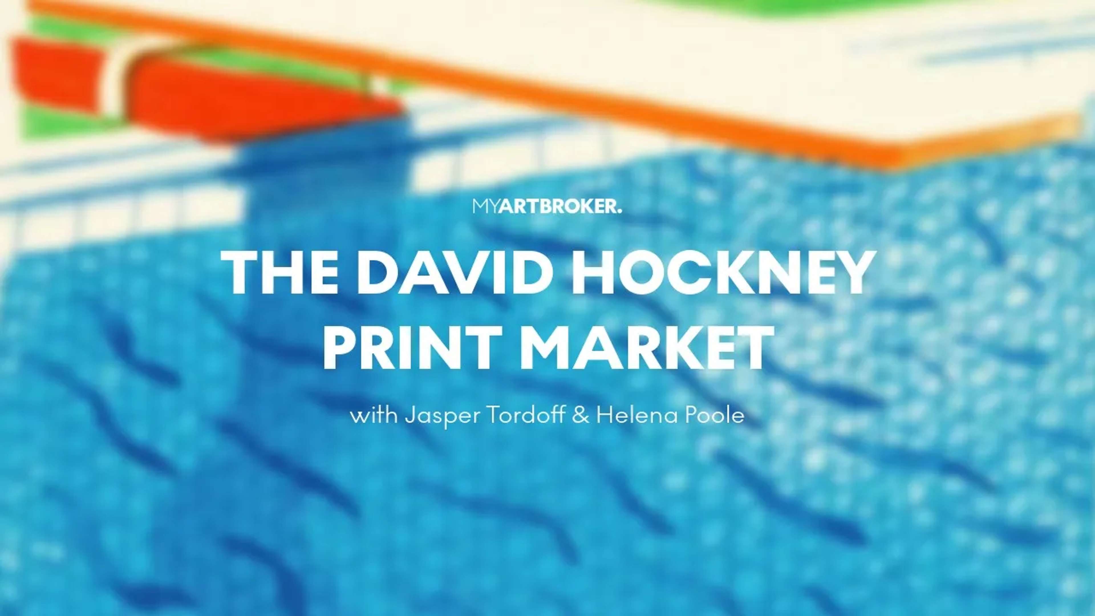 Le marché des estampes et éditions de David Hockney
