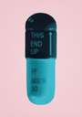 Damien Hirst: The Cure (bubblegum pink, Payne's grey, iceberg blue) - Signed Print