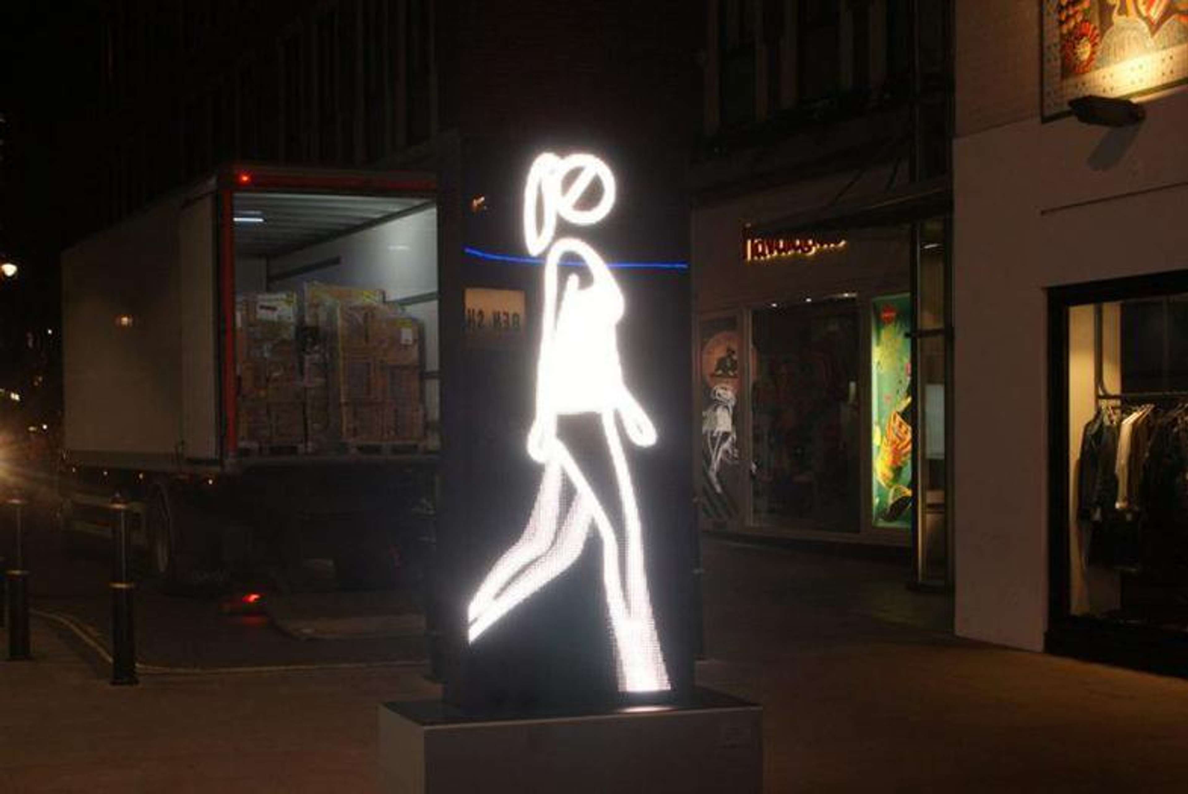 Shaida Walking de Julian Opie