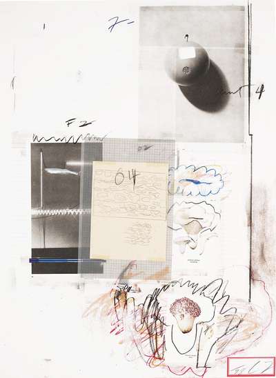 Plate VIII (from Natural History Part I - Mushrooms) - Signed Print by Cy Twombly 1974 - MyArtBroker