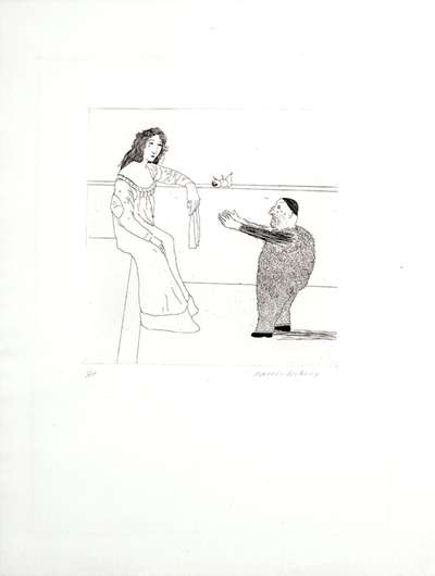 Pleading For The Child - Signed Print by David Hockney 1969 - MyArtBroker
