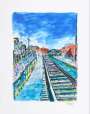Bob Dylan: Train Tracks Blue (2008) - Signed Print
