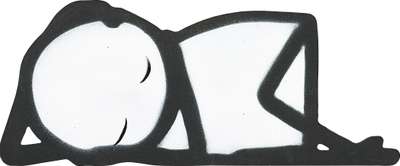 Rough Sleeper - Signed Spray Paint by Stik 2009 - MyArtBroker