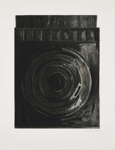 Target With Plaster Casts (ULAE 251) - Signed Print by Jasper Johns 1980 - MyArtBroker