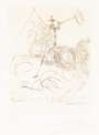 Salvador Dali: Don Quichotte Horseman - Signed Print