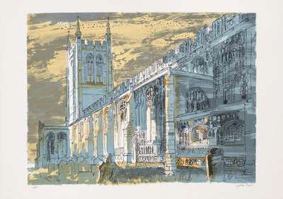 Long Melford Church - Signed Print by John Piper 1982 - MyArtBroker