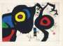 Joan Miro: Les Deux Amis - Signed Print