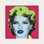 Banksy: Kate Moss (red, hair lime green) - Signed Print