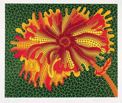 Flower A - Signed Print by Yayoi Kusama 2005 - MyArtBroker