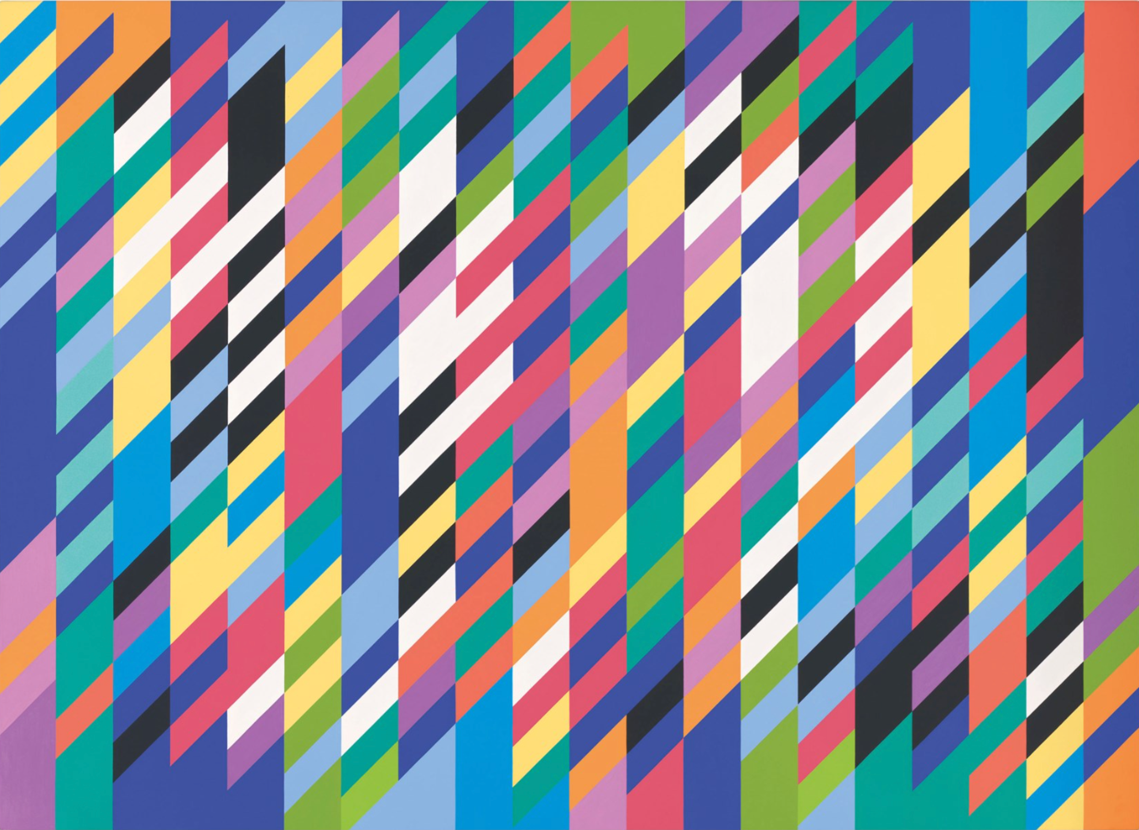 « Gaillard » par Bridget Riley